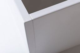 Čelný panel Polysan Plain 120, pravý, 1200x590 mm, biely 72732 - galéria #1