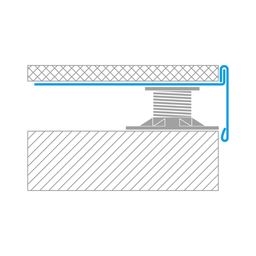 Krycia lišta pre 2 cm obkladačky, nerezová oceľ, dĺžka 2,5 m, výška 80 mm - galéria #3