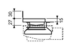 Odtokový žľab Tece Drainline 70 cm, leštený 600701 - galéria #3