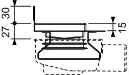 Tece Drainline žľab 90 cm s prírubou na stenu 600901 - galéria #3