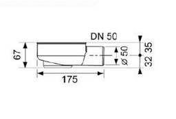 Tece Drainline sifón, znížený 95 mm 650000 - galéria #1