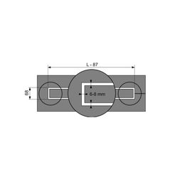Žľab Tece Drainline 123,5 cm s golierom, 651200 - galéria #2