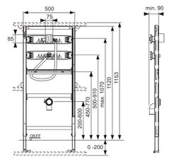 Profilový modul Tece pre pisoár 112 cm, 9320008 - galéria #1