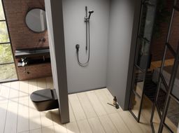 Tece Drainprofile Sprchový profil 80 cm, brúsená čierna nerezová oceľ 670821 - galéria #1