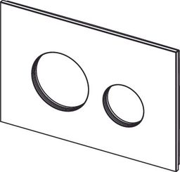 Tece Loop Button cover modré sklo 9240615 - galéria #1
