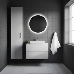 Amirro Ambiente Ronde Okrúhle zrkadlo 70 cm s LED podsvietením, 411-026 - galéria #1