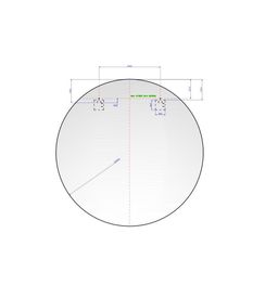 Amirro Ambiente Ronde Okrúhle zrkadlo 120 cm s LED podsvietením, 411-170 - galéria #3