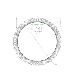 Amirro Crosslines Okrúhle zrkadlo 60 cm s LED podsvietením, 411-071 - galéria #2