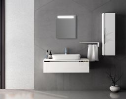 Amirro Luna Zrkadlo 50 x 60 cm s LED svetlom s vypínačom, 902-043 - galéria #1