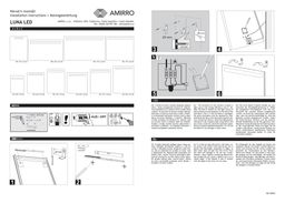 Amirro Luna Zrkadlo 50 x 70 cm s LED svetlom s vypínačom, 900-988 - galéria #5