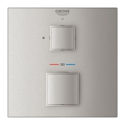 Grohe Grohtherm Cube Termostatická podomietková sprchová batéria, supersteel 24153DC0 - galéria #2