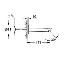 Grohe Profi Eurosmart Vaňová zásuvka, chróm 13448003 - galéria #3