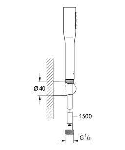 Grohe Vitalio Get Stick Set sprchovej hlavice, chróm 27459000 - galéria #1