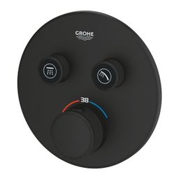 Grohe Profi Grohtherm SmartControl Termostatická batéria s 2 výstupmi, fantómová čierna 29507KF0 - galéria #3
