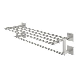 Viacramenný držiak na uteráky Grohe Start Cube, Supersteel 41099DC0 - galéria #1