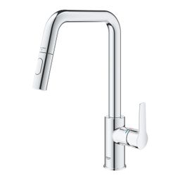 Umývadlová batéria Grohe Start s dvojpolohovou vyťahovacou sprchou, chróm 30631000 - galéria #3