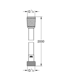 Grohe Vitalioflex Trend Sprchová hadica 200 cm, chróm 22113000 - galéria #1