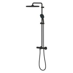 Sprchový systém Grohe Profi Tempesta 250 Cube s nástenným termostatom, matná čierna 266892431 - galéria #2
