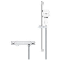 Grohe Profi Grohtherm 1000 Performance Termostatická sprchová batéria so sprchovacím setom, chróm 34834001 - galéria #3