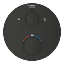 Dvojcestná termostatická batéria Grohe Profi Grohtherm, čierna matná 1022082430 - galéria #3