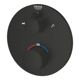 Dvojcestná termostatická batéria Grohe Profi Grohtherm, čierna matná 1022102430 - galéria #2