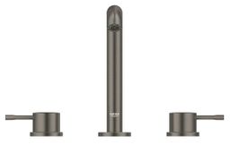 Grohe Essence Umývadlová batéria, trojotvorová, brúsená Hard Graphite 20296AL1 - galéria #2