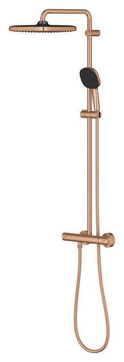 Grohe Vitalio Comfort Sprchový systém s termostatickou baterií, kartáčovaný Warm Sunset 26696DL1 - galéria #2