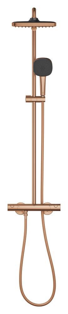 Grohe Vitalio Comfort Sprchový systém s termostatickou baterií, kartáčovaný Warm Sunset 26696DL1 - galéria #1