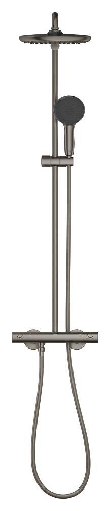 Grohe Vitalio Start System Sprchový systém s termostatickou baterie, kartáčovaný Hard Graphite 26677AL1 - galéria #1