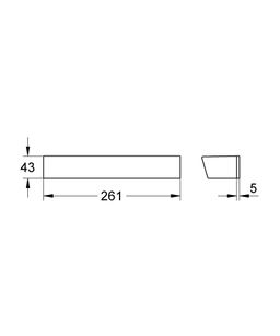 Polica Grohe Grohtherm 2000 Easyreach - galéria #1