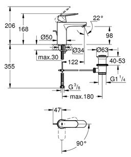 Grohe Eurosmart Cosmopolitan umývadlová batéria 2339600E - galéria #1