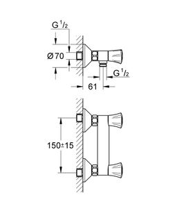 Sprchová batéria Grohe Costa L 26330001 - galéria #1