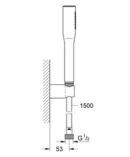Súprava tyčiniek Grohe Euphoria Cosmopolitan, 1 tryska 27369000 - galéria #1