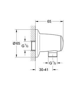 Nástenná kolíska Grohe Movario 28405000 - galéria #1