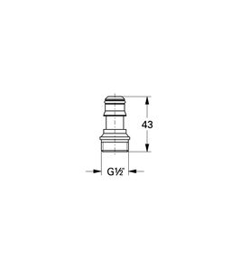 Konektor Grohe Relexa 28635XX0 - galéria #1