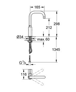 GROHE Red Mono batéria, Supersteel 30160DC0 - galéria #1