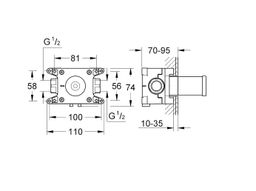 Grohe Rapido C Ovládacie teleso prietoku 35028000 - galéria #1