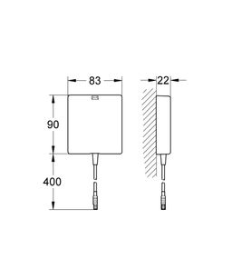 Grohe Eurosmart Cosmopolitan E Vypínač 36338000 - galéria #1