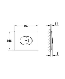 Grohe Skate Air Control Button 38506SH0 - galéria #1