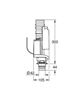 Grohe Prestavbová súprava pre dvojčinné splachovanie G38736000 - galéria #1