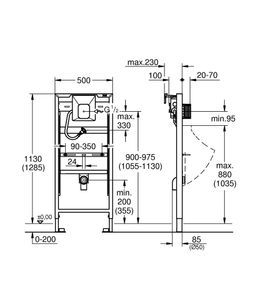 Modul Grohe Rapid SL pre pisoár 38803001 - galéria #1