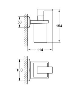 Grohe Allure Brilliant Držák s dávkovačem mýdla 40494000 - galéria #1
