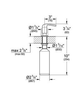Dávkovač mydla Grohe Ladylux/Zedra 40553000 - galéria #1