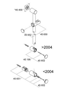 Grohe Držiak sprchovej tyče, chróm, G45196IP0 - galéria #2