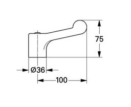 Grohe Kompletná páka, chróm, G45316000 - galéria #1