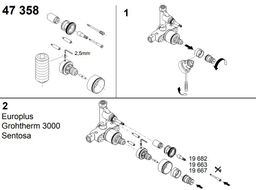 Rozširujúca súprava Grohe 27,5 mm, G47358000 - galéria #2