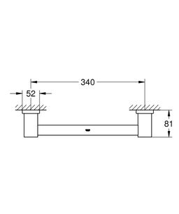Grohe Essentials Kocka na vaňu 40514001 - galéria #1