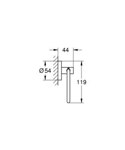 Grohe Držiak toaletného papiera bez krytu (40689001) - galéria #1