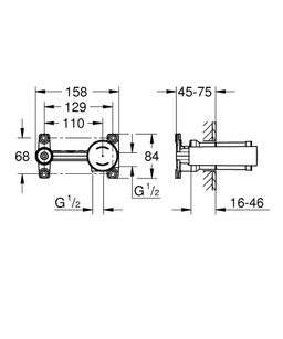 Grohe Podomietková vstavaný modul 23571000 - galéria #1