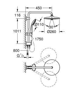 Sprchový systém Grohe Euphoria System 260 27421002 - galéria #1